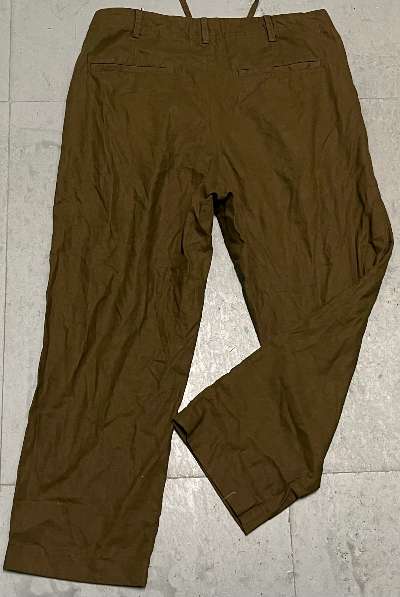 Cotton linen khaki pants – photo 2